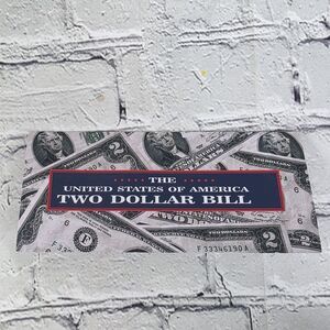 President Trump 45Th & 47Th President 2 Dollar Bill - Uncirculated Commemorative